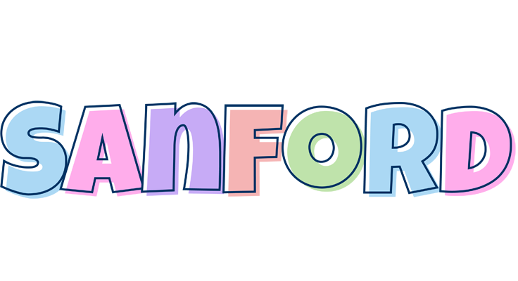 Sanford pastel logo