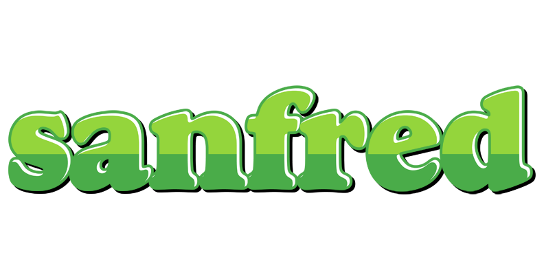 Sanfred apple logo