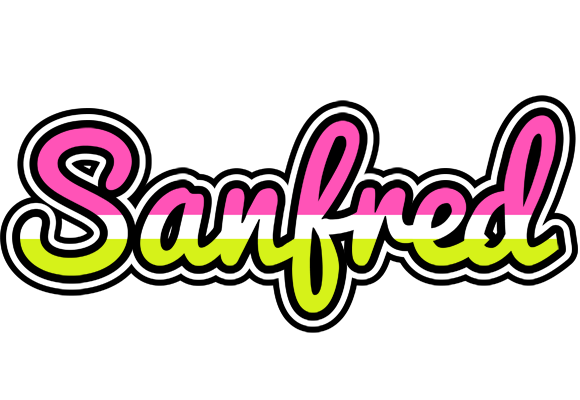 Sanfred candies logo