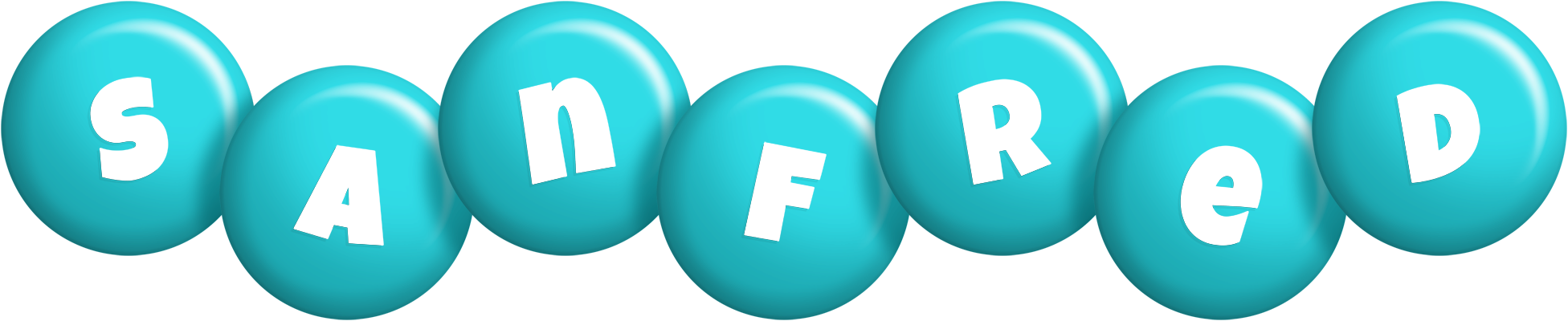 Sanfred candy-azur logo