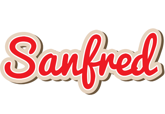 Sanfred chocolate logo