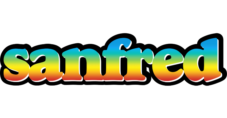 Sanfred color logo