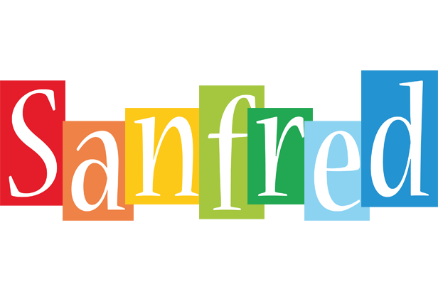 Sanfred colors logo
