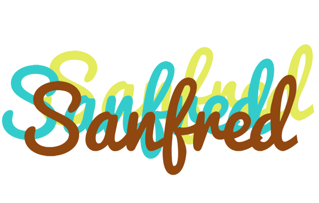 Sanfred cupcake logo
