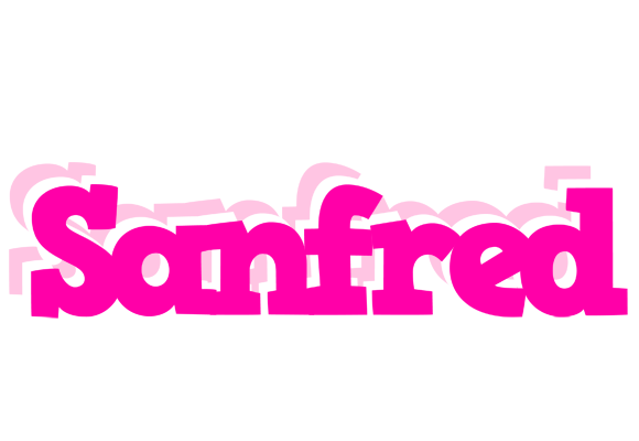 Sanfred dancing logo