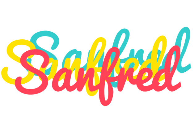 Sanfred disco logo