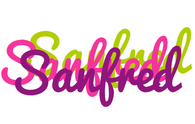 Sanfred flowers logo