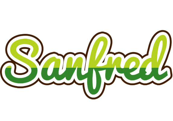 Sanfred golfing logo