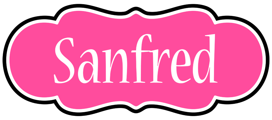 Sanfred invitation logo