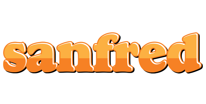 Sanfred orange logo