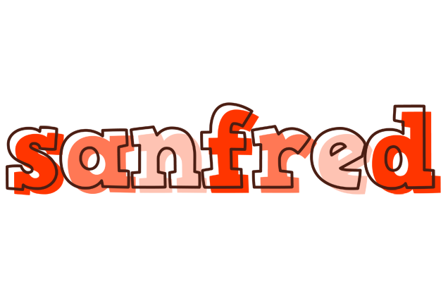 Sanfred paint logo