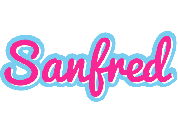 Sanfred popstar logo