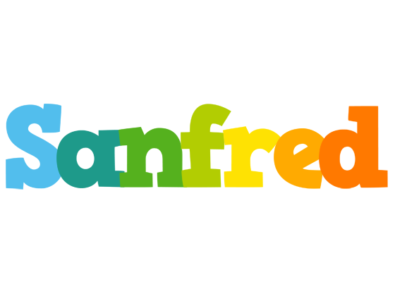 Sanfred rainbows logo
