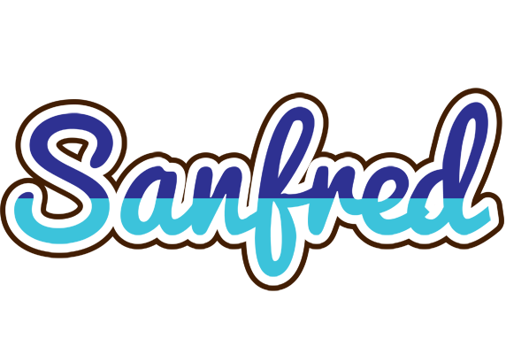 Sanfred raining logo