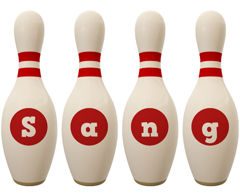Sang bowling-pin logo