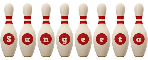 Sangeeta bowling-pin logo