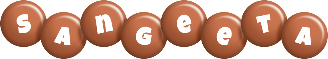 Sangeeta candy-brown logo