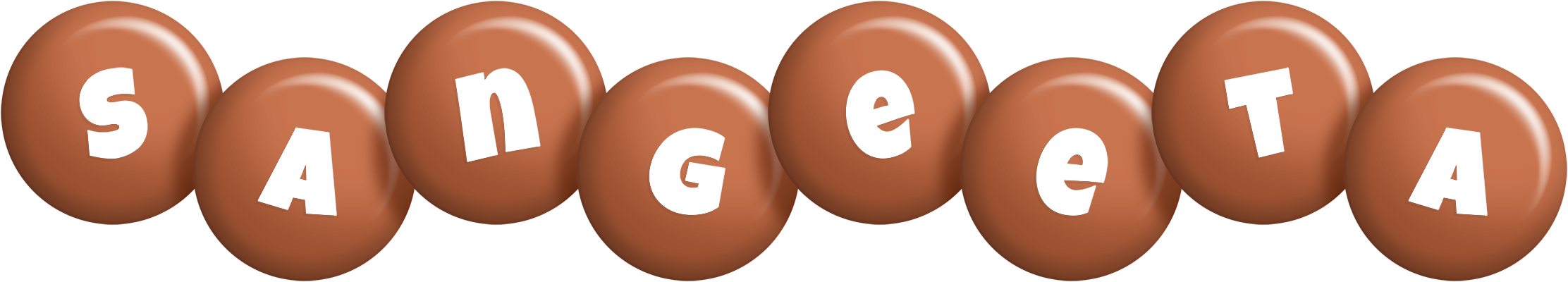 Sangeeta candy-brown logo