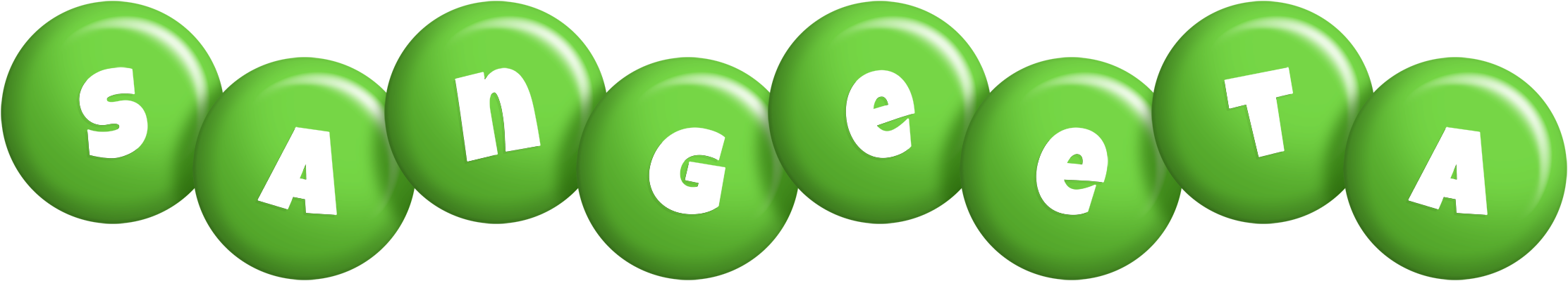Sangeeta candy-green logo