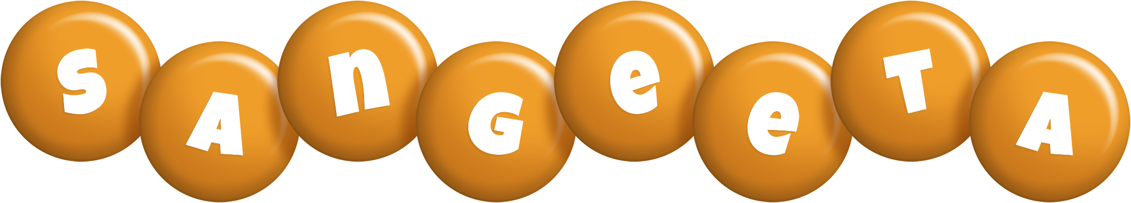Sangeeta candy-orange logo