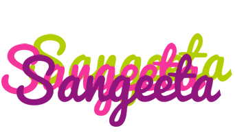 Sangeeta flowers logo