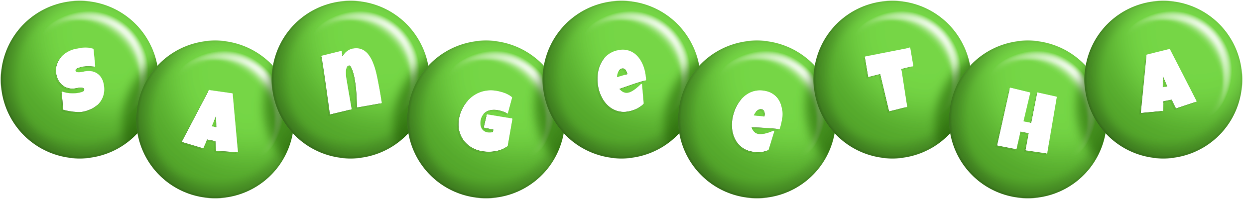 Sangeetha candy-green logo