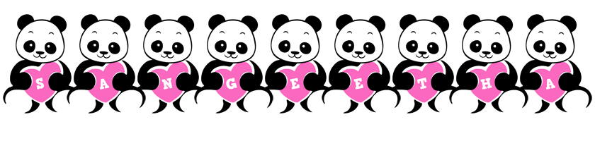 Sangeetha love-panda logo