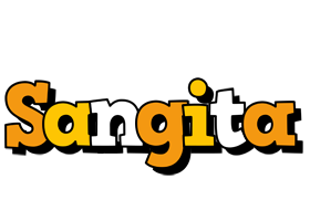 Sangita cartoon logo