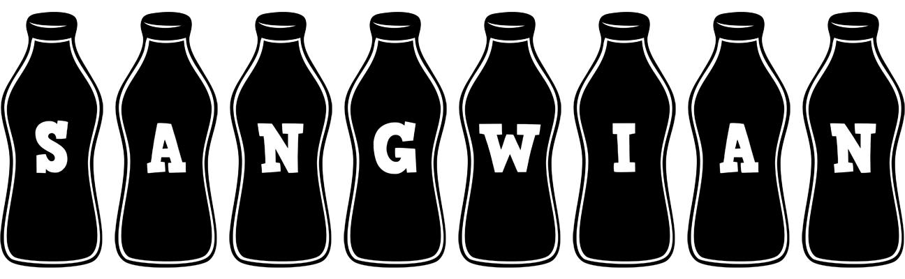 Sangwian bottle logo