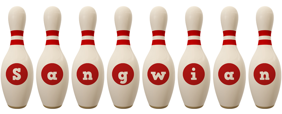 Sangwian bowling-pin logo