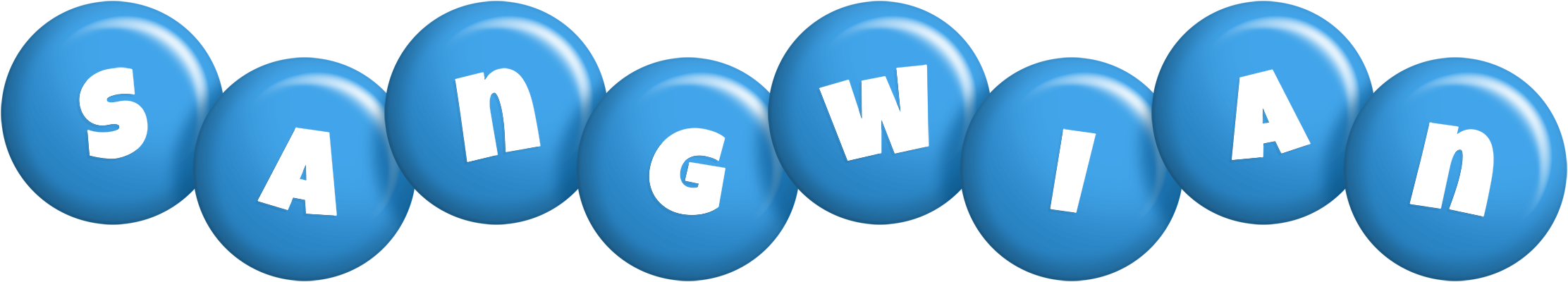 Sangwian candy-blue logo