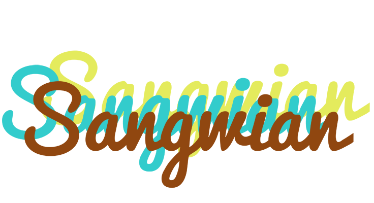 Sangwian cupcake logo