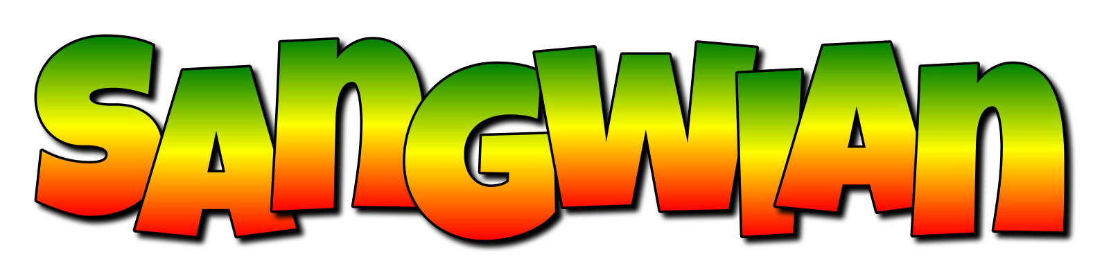 Sangwian mango logo