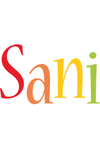 Sani birthday logo