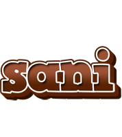 Sani brownie logo
