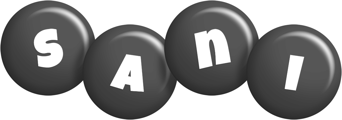 Sani candy-black logo
