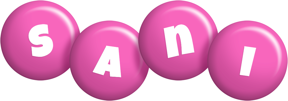 Sani candy-pink logo