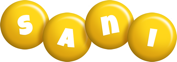 Sani candy-yellow logo