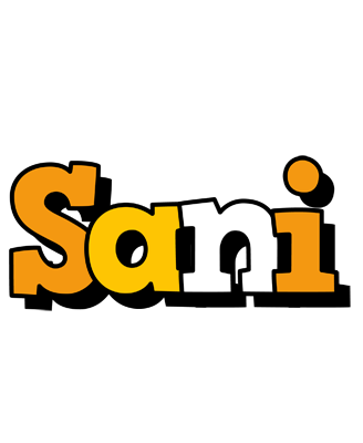 Sani cartoon logo
