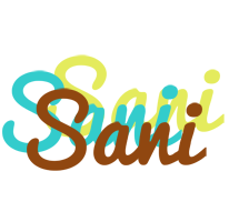 Sani cupcake logo