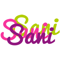 Sani flowers logo