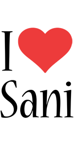 Sani i-love logo
