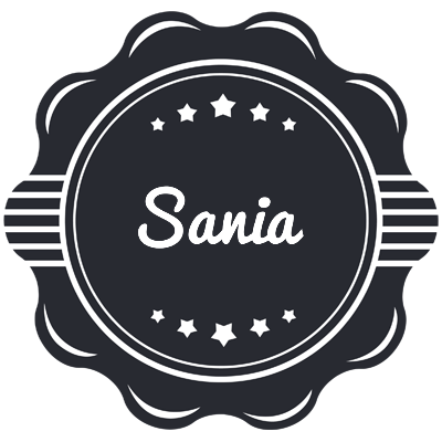 Sania badge logo