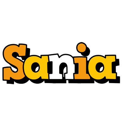 Sania cartoon logo