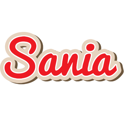 Sania chocolate logo