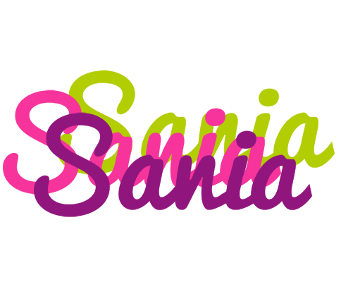 Sania flowers logo