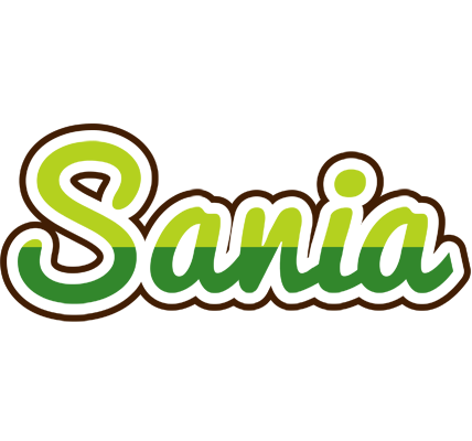Sania golfing logo