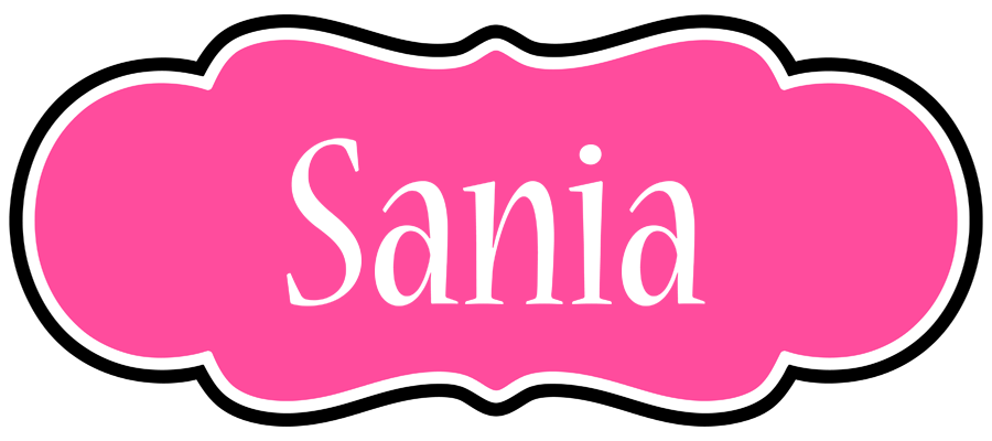 Sania invitation logo