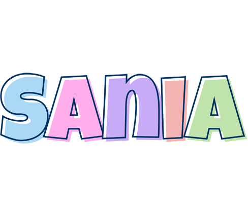 Sania pastel logo