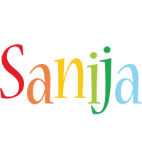 Sanija birthday logo